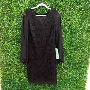 Connected apparel Black formal Dress size 8